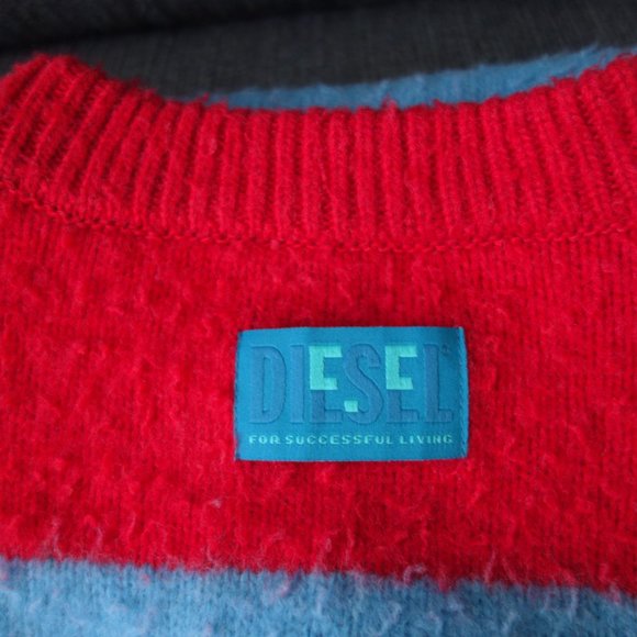 Diesel Where is Waldo Style Size S Wool Sweater - Picture 6 of 10